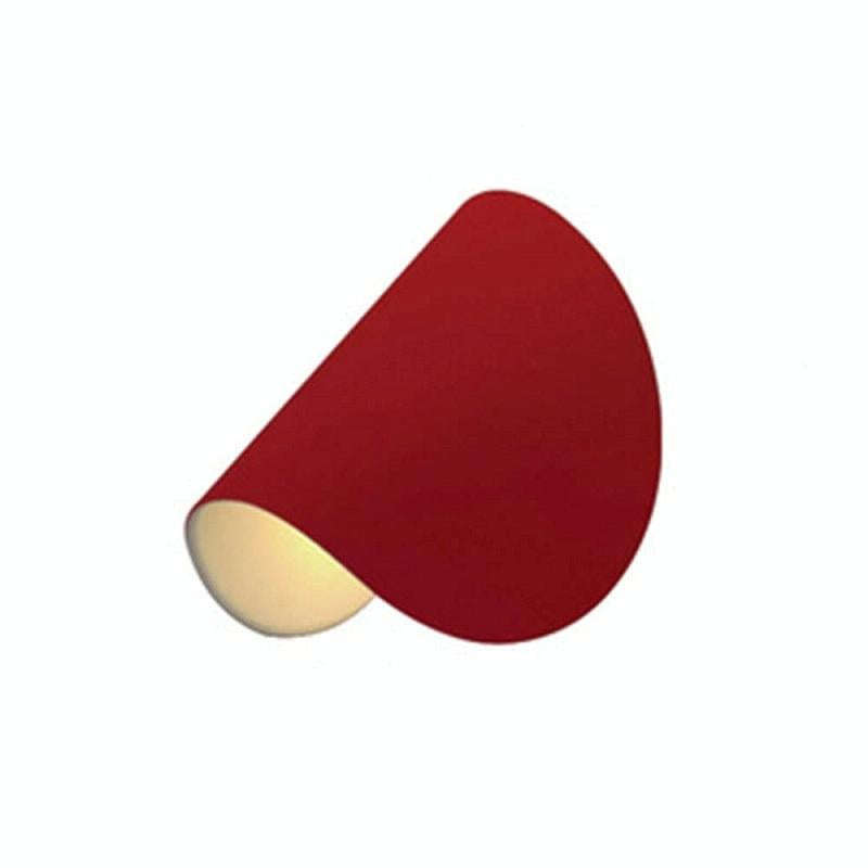 Showroom Bedroom Bedside Lamp Rotating LED Color Wall Lamp, Color: Red(Warm Light)