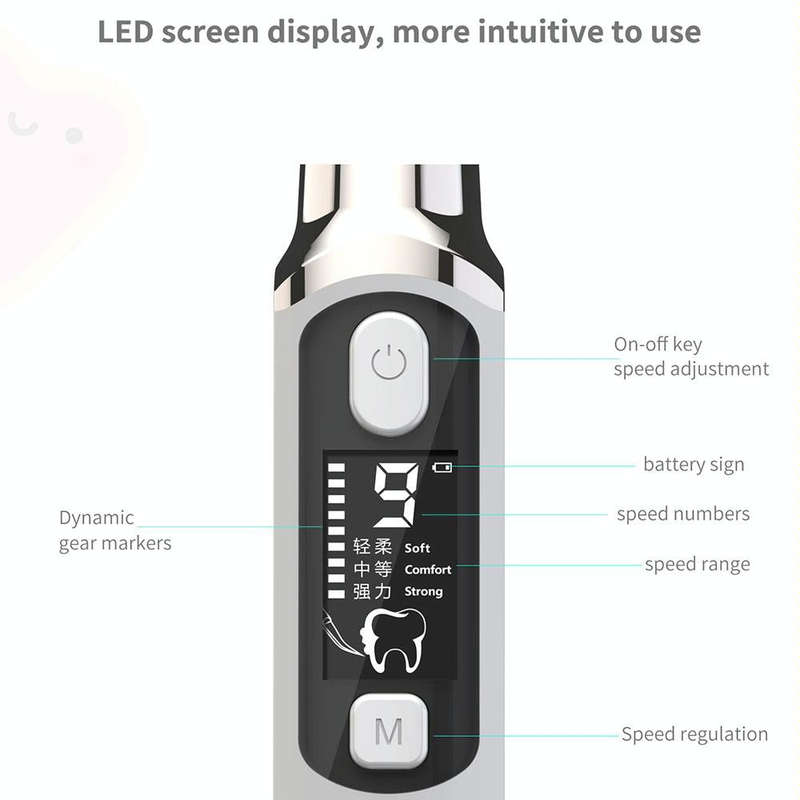 Ultrasonic Scaler Household Electric Dental Cleaner Tooth Scaling Machine(Enjoyment Version)