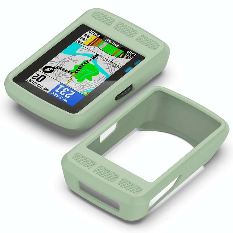 For Wahoo Elemnt Roam WFCC4 Stopwatch Silicone Protective Case(Green)