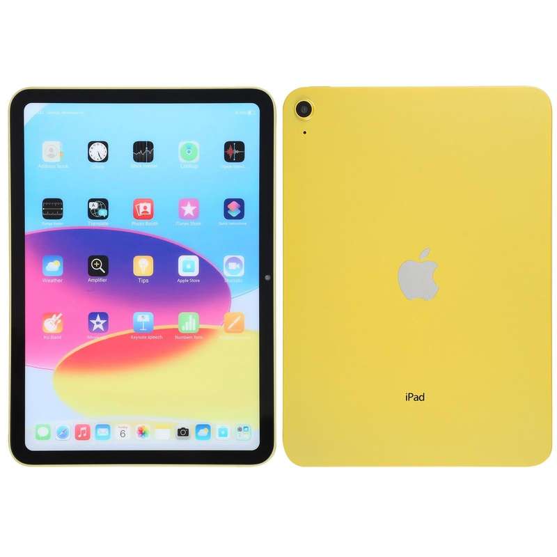 For iPad 10th Gen 10.9 2022 Color Screen Non-Working Fake Dummy Display Model (Yellow)