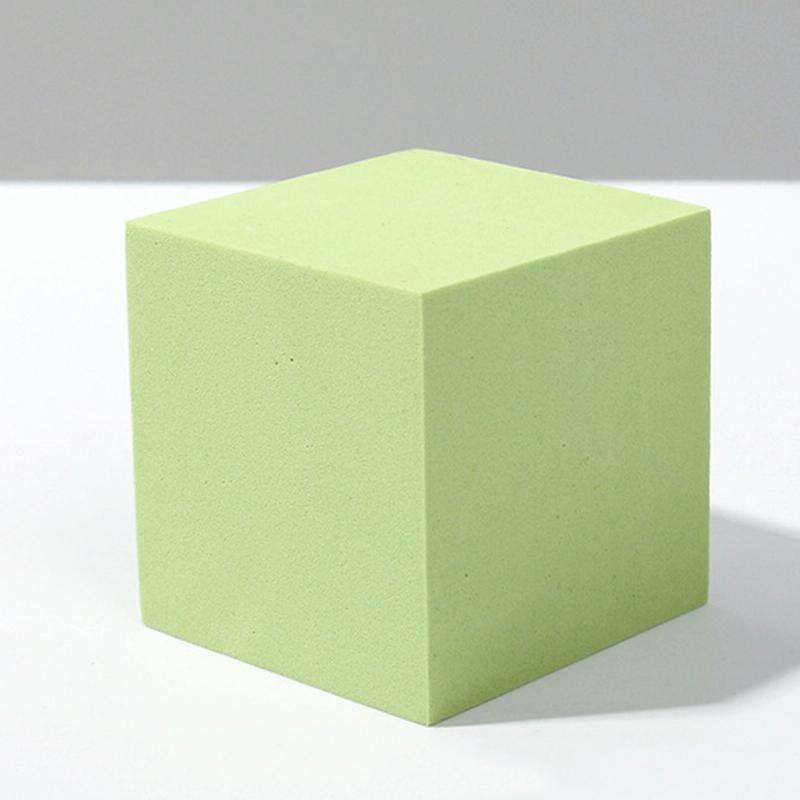 8 PCS Geometric Cube Photo Props Decorative Ornaments Photography Platform, Colour: Large Green S...