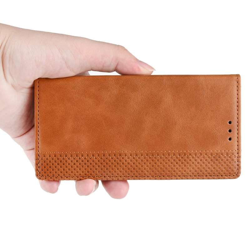 For Galaxy A01 Magnetic Buckle Retro Crazy Horse Texture Horizontal Flip Leather Case with Holder...