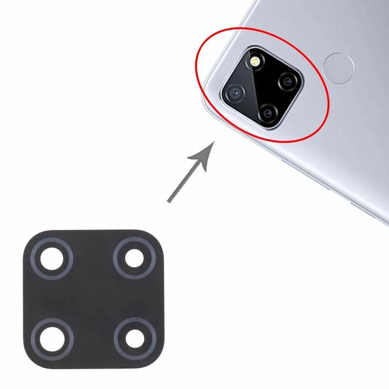 For OPPO Realme C12 RMX2189 10pcs Back Camera Lens