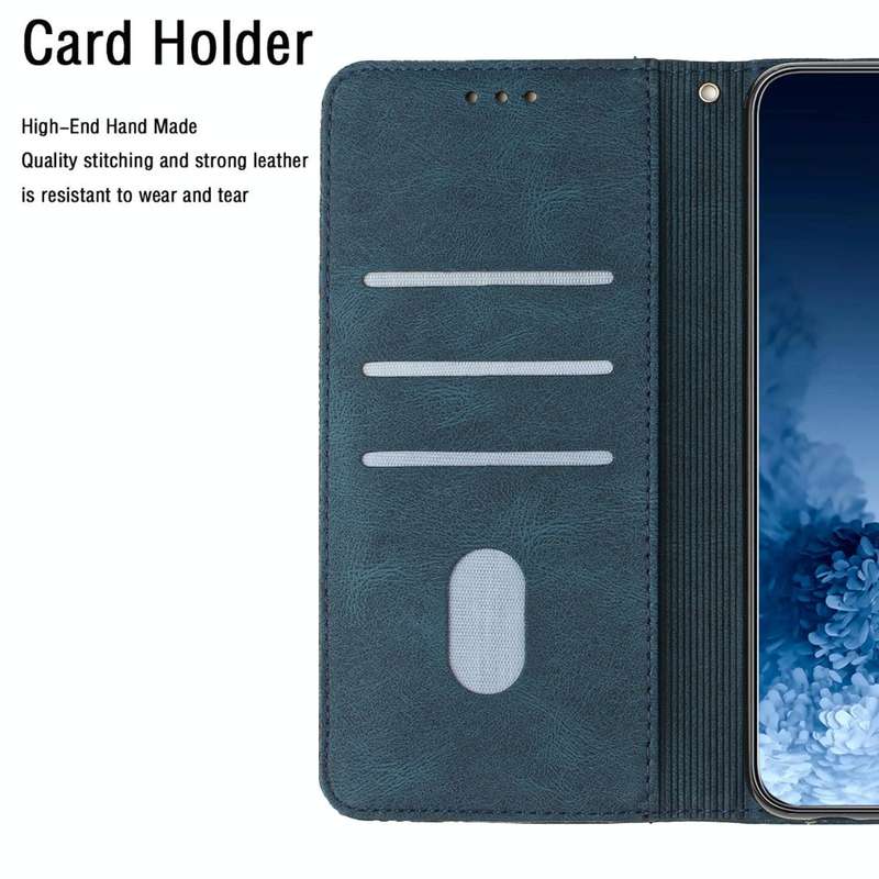 For Samsung Galaxy A70 Mandala Embossed Flip Leather Phone Case(Blue)