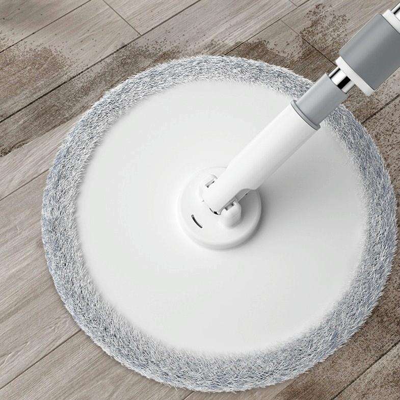 Single Bucket washing And Spinning Rotary Mop, Color:White