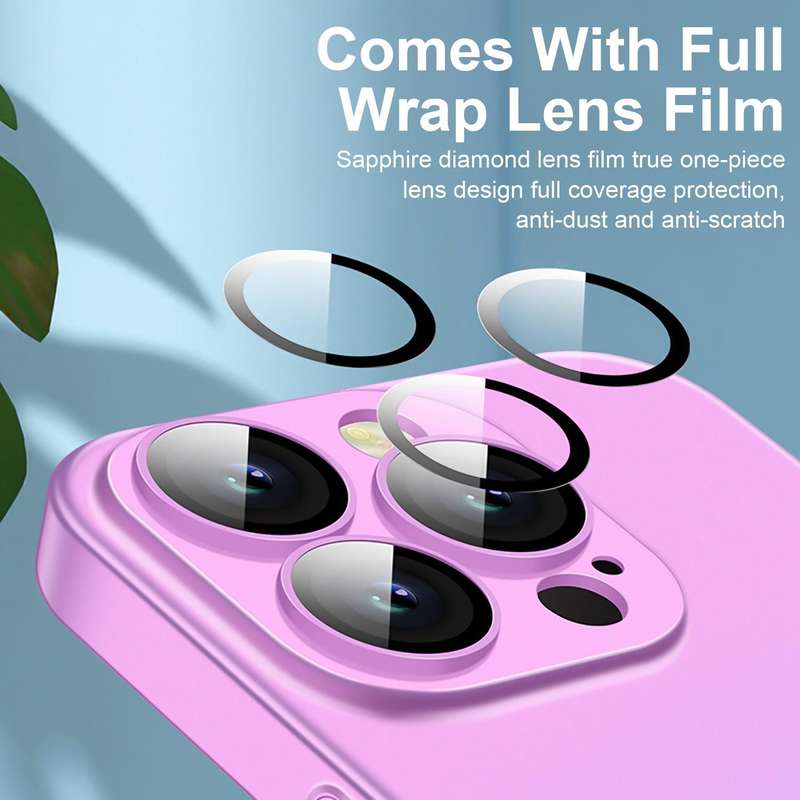 For iPhone 14 Pro Max Skin Feel Frosted Gradient Phone Case(Purple)