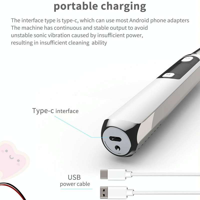 Ultrasonic Scaler Household Electric Dental Cleaner Tooth Scaling Machine(Enjoyment Version)