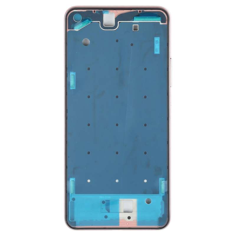Original Front Housing LCD Frame Bezel Plate for Xiaomi Mi 11 Lite 4G M2101K9AG(Rose Gold)