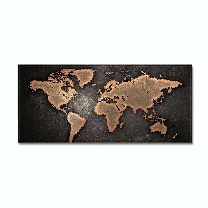 World Map Carpets Rug Bedroom Kids Baby Play Crawling Mat Memory Foam Area Rugs Carpet, Size:40x6...