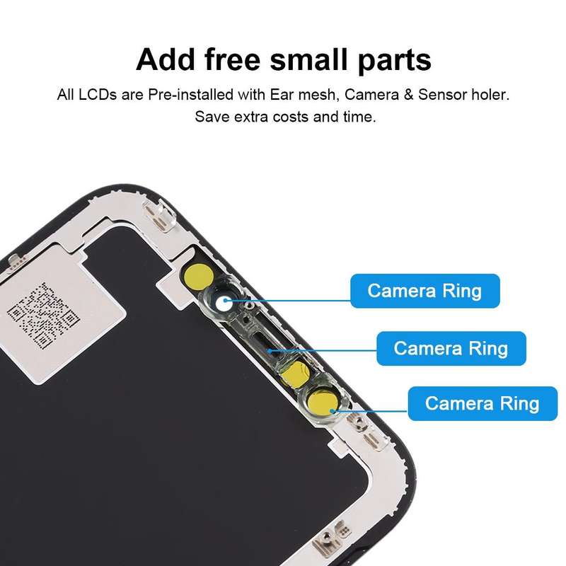 Soft OLED LCD Screen for iPhone X with Digitizer Full Assembly(Black)