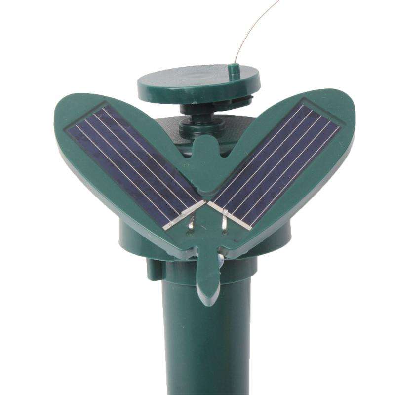 Lifelike Decorative Garden Courtyard Solar Flying Bird Toy(Random Color Delivery)