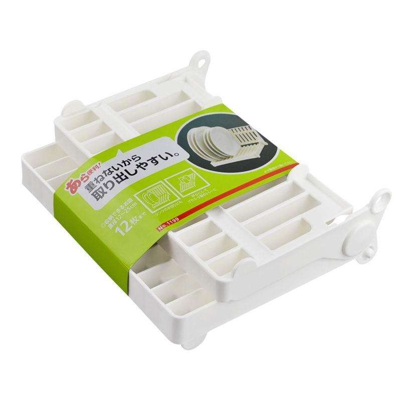 Foldable Dish Drip Rack Plate Holder(White)