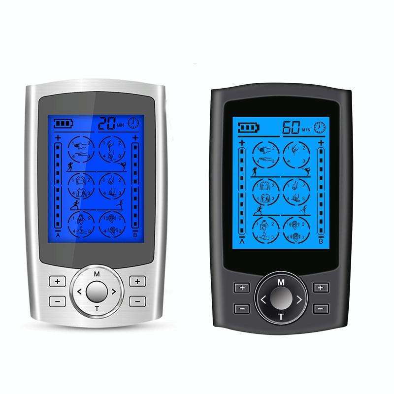 24-Mode Digital Electronic Pulse Massager Intelligent Whole Body Physical Therapy Meridian Massag...