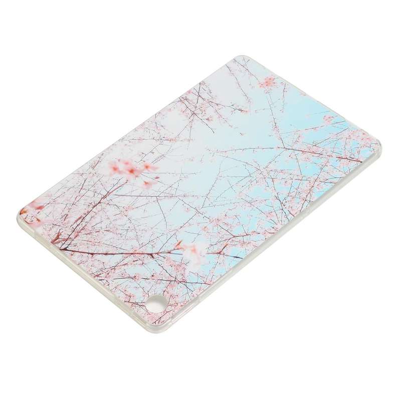 For Lenovo Tab M10 Plus 10.6 3rd Gen 2022 Painted TPU Tablet Case(Cherry Blossoms)