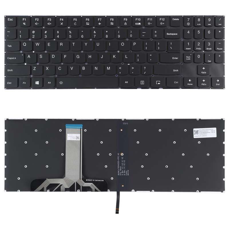 UK Version Keyboard with Keyboard Backlight for Lenovo Legion Y520 Y520-15IKB R720 Y720 Y720-15IKB
