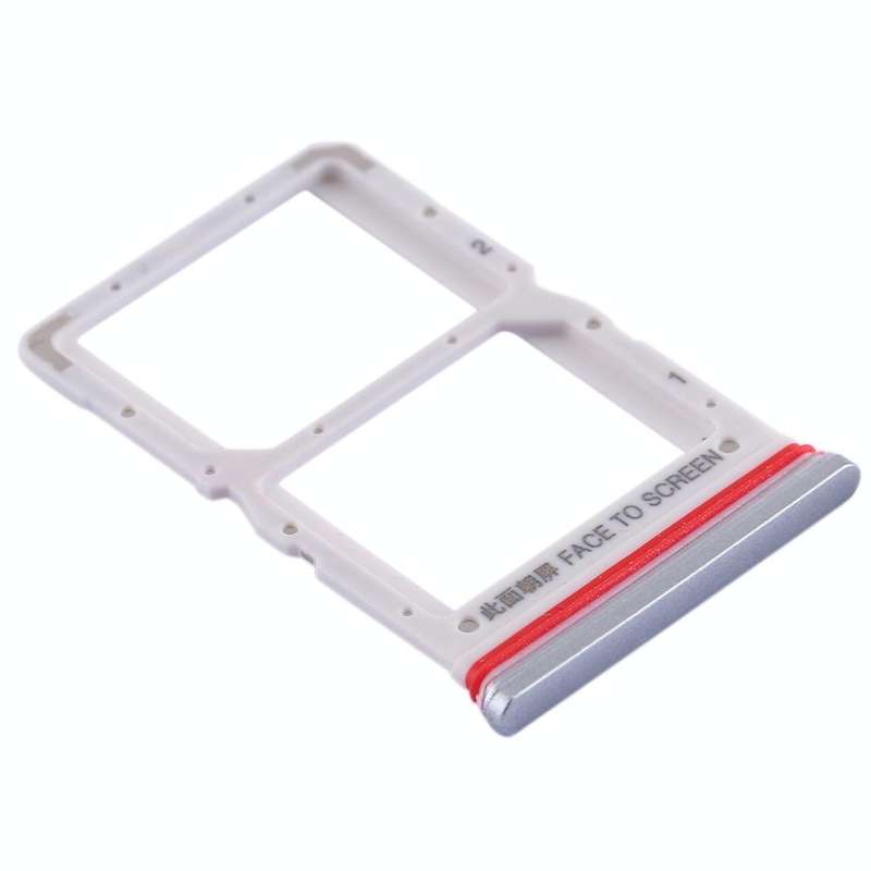 SIM Card Tray + SIM Card Tray for Xiaomi Redmi K30 5G(Silver)