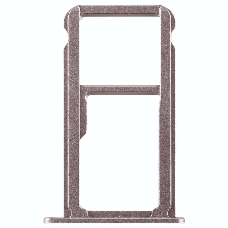 SIM Card Tray + SIM Card Tray / Micro SD Card for Huawei G9 Plus (Mocha Gold)