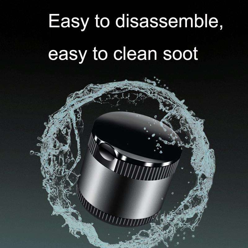 Car Ashtray With LED Ambient Light(Black)