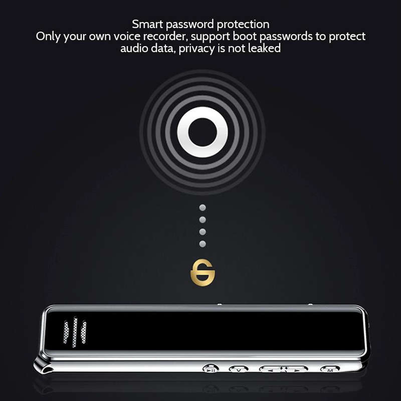 Q22 Multifunctional HD Noise Reduction Conference Recording Pen, Capacity:8GB(Black)