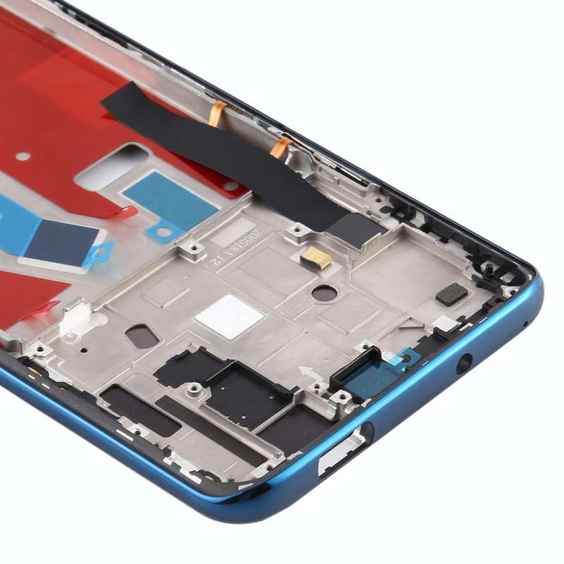 Original Middle Frame Bezel Plate for Huawei Honor X10 5G(Blue)