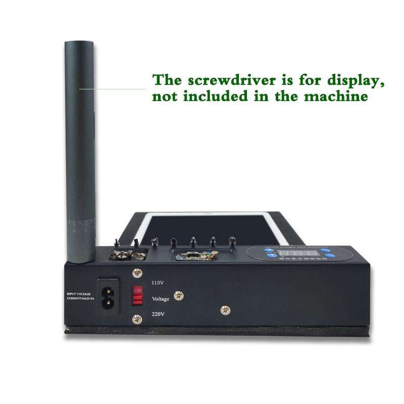 TBK-568R 220V Vacuum LCD Temperature Controller Touch Screen Glass Separator Machine with Multi-f...