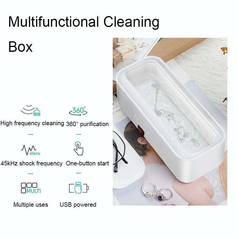 S21 Multifunctional High Frequency Vibration Sonic Glasses Cleaning Machine(USB Version)