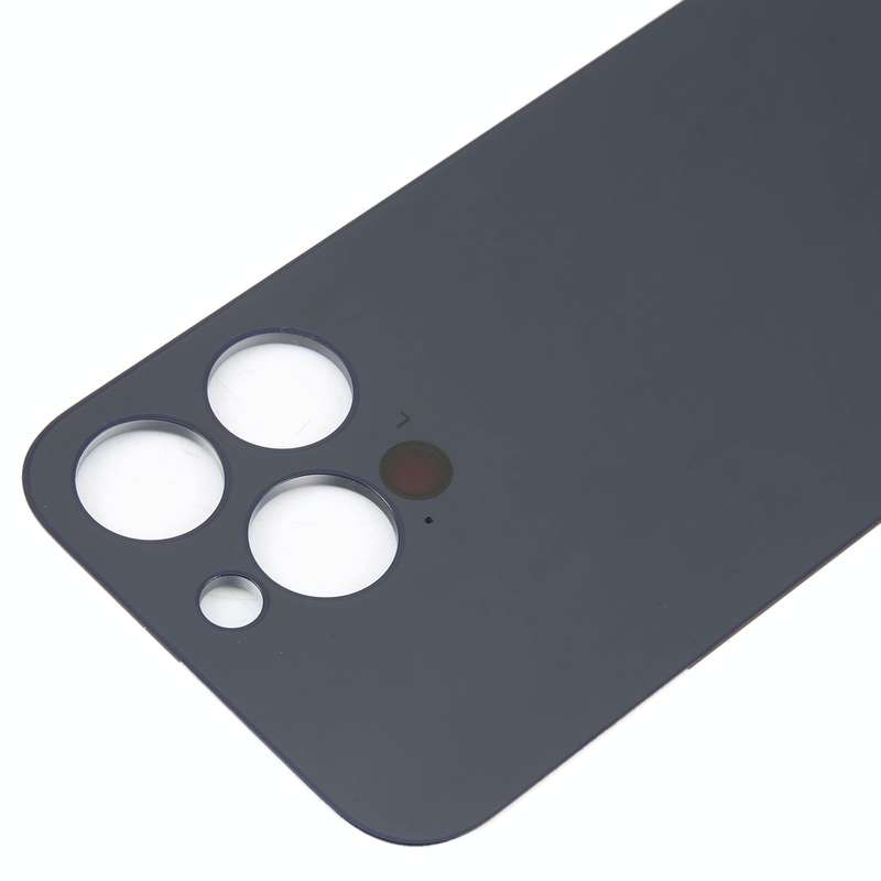 Easy Replacement Big Camera Hole Glass Back Battery Cover for iPhone 14 Pro(Purple)