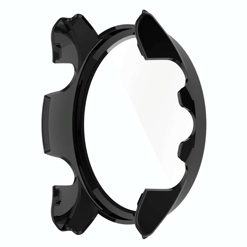 For Garmin Forerunner 255S PC Tempered Film Full Body Watch Case(Black)