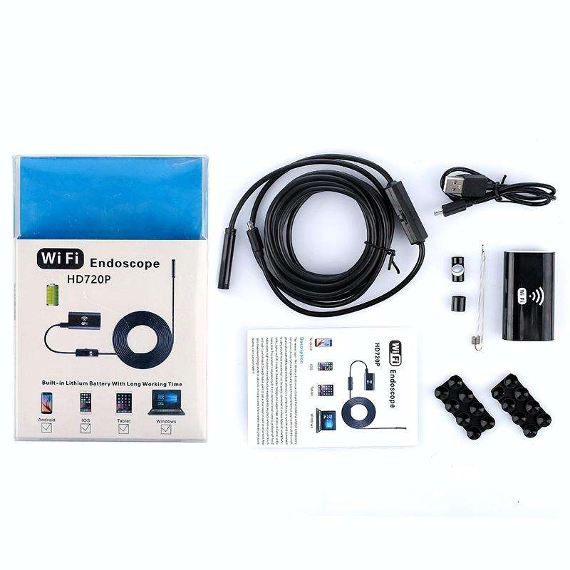 F99 HD Mobile Phone Endoscope, 8mm Waterproof Pipe Endoscope, Wifi Version, Hardwire, Length: 2m ...