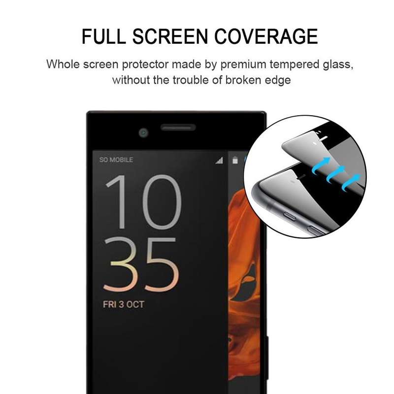 For Sony Xperia XZ Full Glue Full Screen Tempered Glass Film