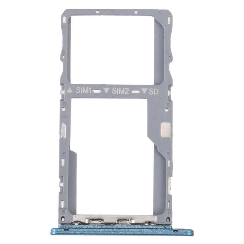 For Alcatel 1V 2020 Original SIM Card Tray + SIM / Micro SD Card Tray (Green)