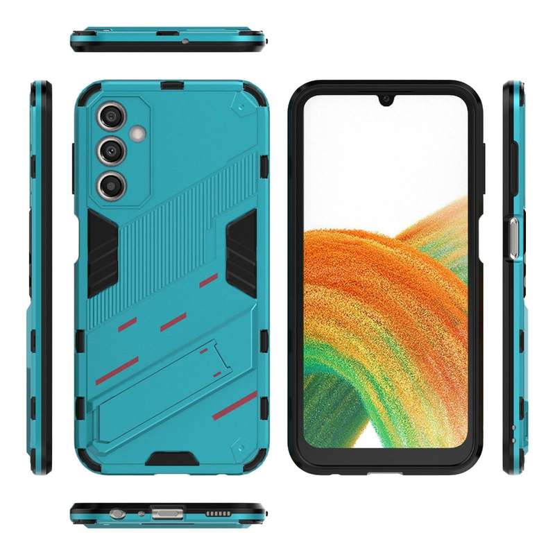 For Samsung Galaxy A24 5G / A24 4G Punk Armor 2 in 1 PC + TPU Shockproof Phone Case with Invisibl...