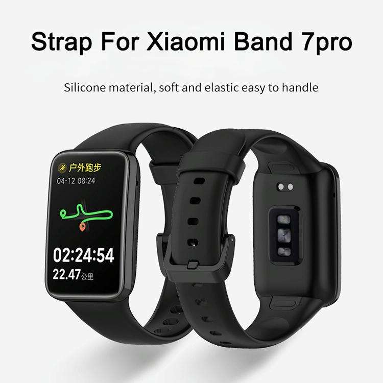 For Xiaomi Mi Band 7 Pro Solid Color TPU Watch Band(White)