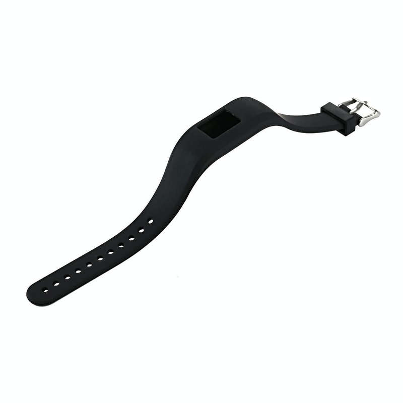 For Garmin Vivofit 3 Smart Watch Silicone Watch Band, Length: about 24.2cm(Black)