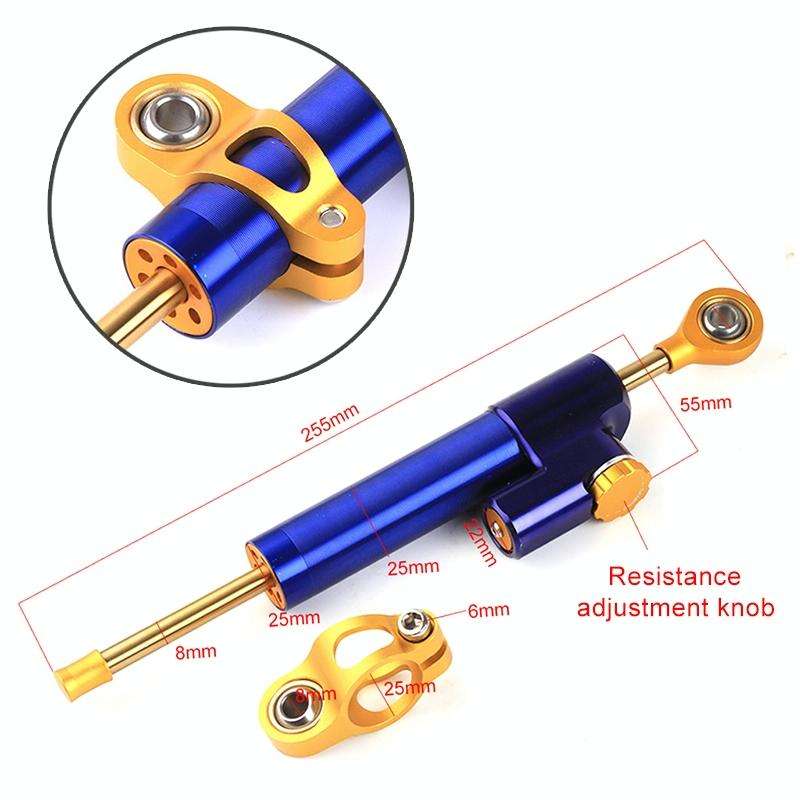 Motorcycle Handlebar Universal Shock Absorber Direction Damper Steering Stabilizer Damper Accesso...