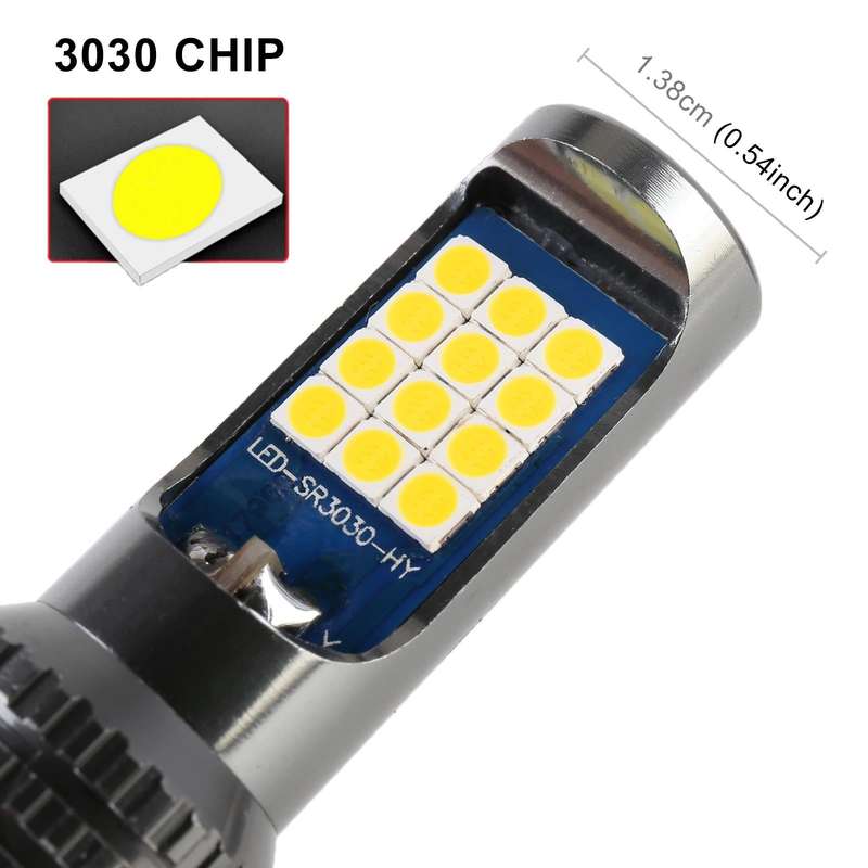 H11 / H8 2 PCS DC12-24V / 8.6W Car Fog Lights with 24LEDs SMD-3030 & Constant Current, Bag Packag...