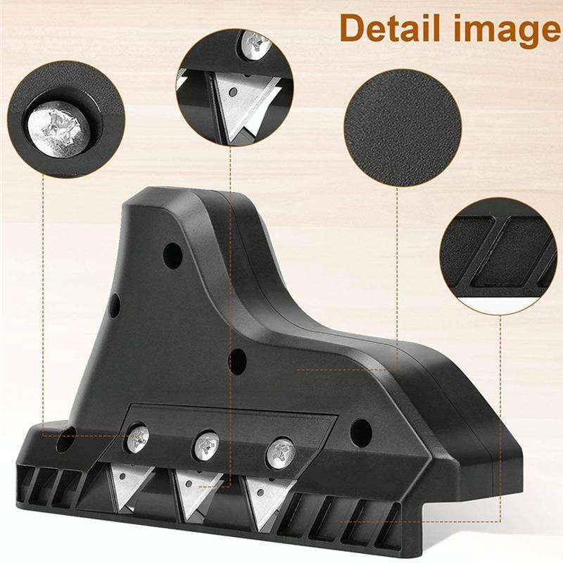 Plasterboard Cutting Angle Planer 45/60 Degree Bevel And Right Angle Chamfering Machine(Black)