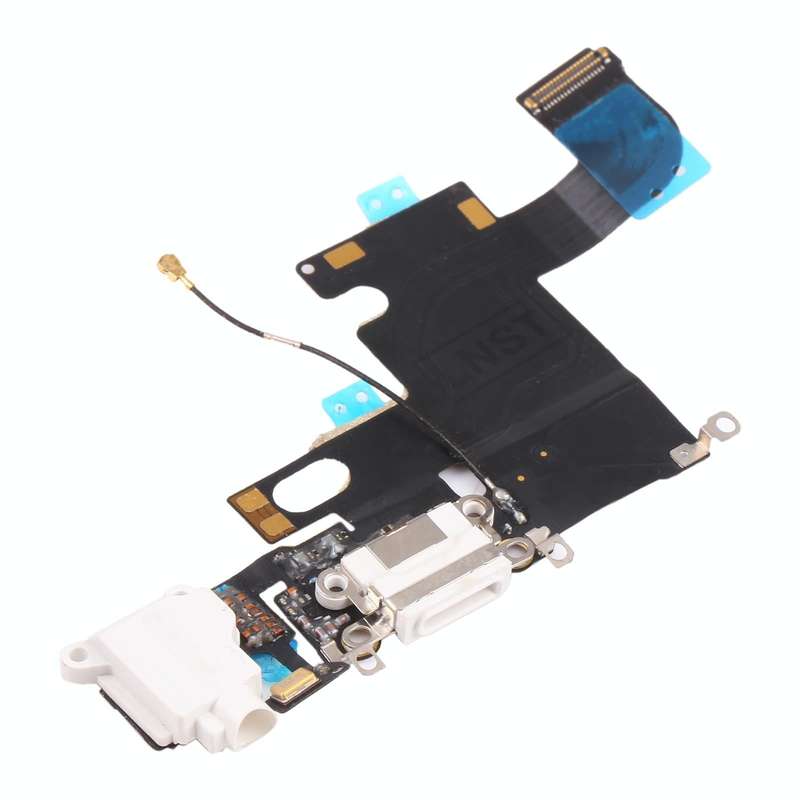 Original Charging Port Flex Cable for iPhone 6 (White)