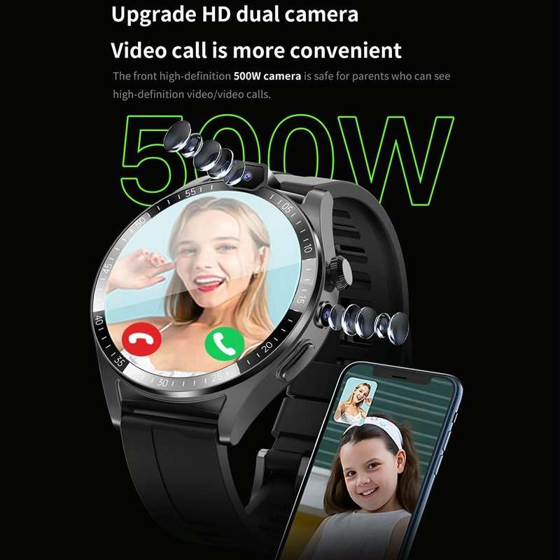 L01 1.43 inch IP67 Waterproof 4G Android 9.0 Smart Watch Support Face Recognition / GPS, Specific...