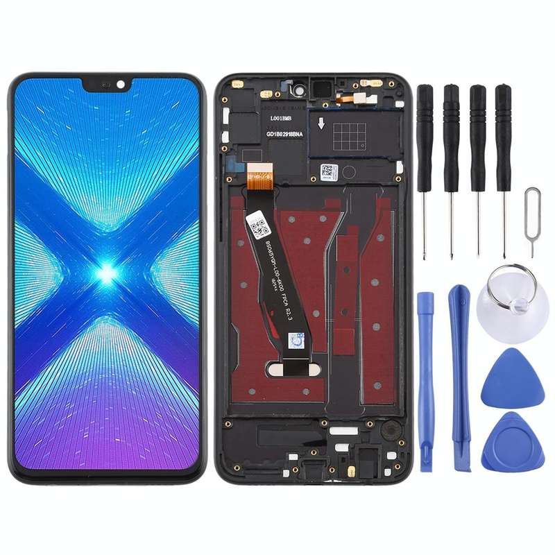 OEM LCD Screen for Huawei Honor 8X Digitizer Full Assembly with Frame(Black)