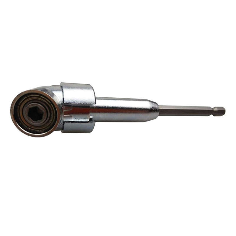 105 Degree Long Handle Right Angle Corner Drill Holds Screwdriver Bit(Long Corner Device)