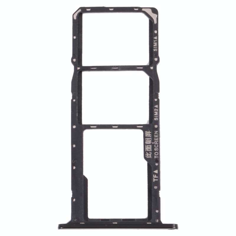 SIM Card Tray + SIM Card Tray + Micro SD Card Tray for Huawei Y5 lite (2018) (Black)