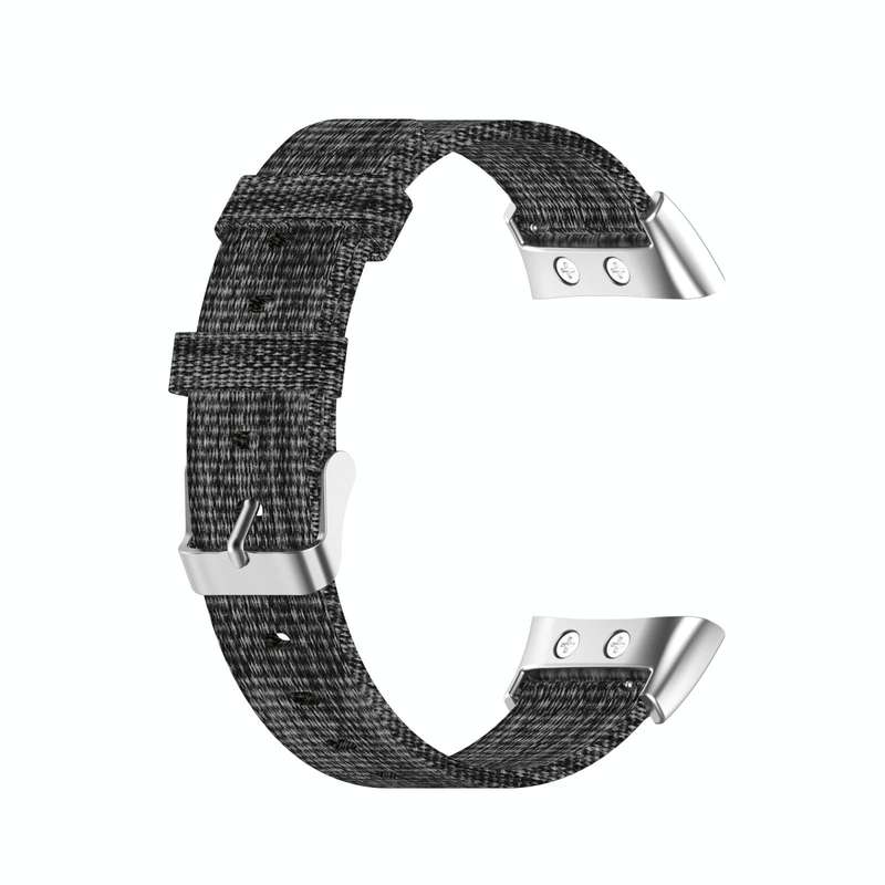 For Garmin Forerunner 45 / 45S / Swim 2 Universal Nylon Canvas Watch Band(Grey)