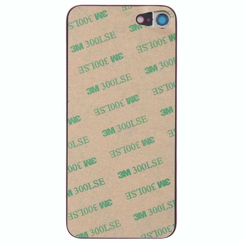 Back Cover with Adhesive for iPhone 8(Red)