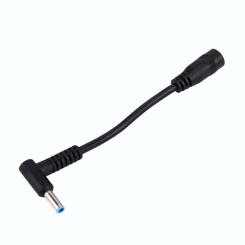 4.5 x 3.0mm Bent Male to 5.5 x 2.1mm Female Interfaces Power Adapter Cable for Laptop Notebook, L...