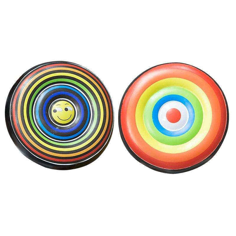 PVC Round Household Creative Inflatable Wall-mounted Boxing Target(Smiley Face)