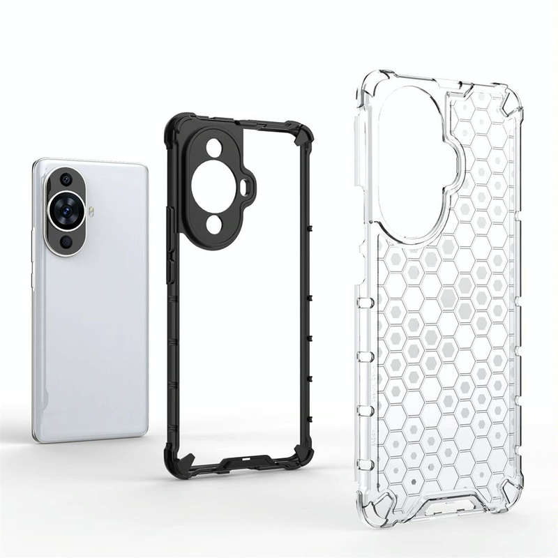 For Huawei nova 11 Pro 4G Shockproof Honeycomb Phone Case(White)