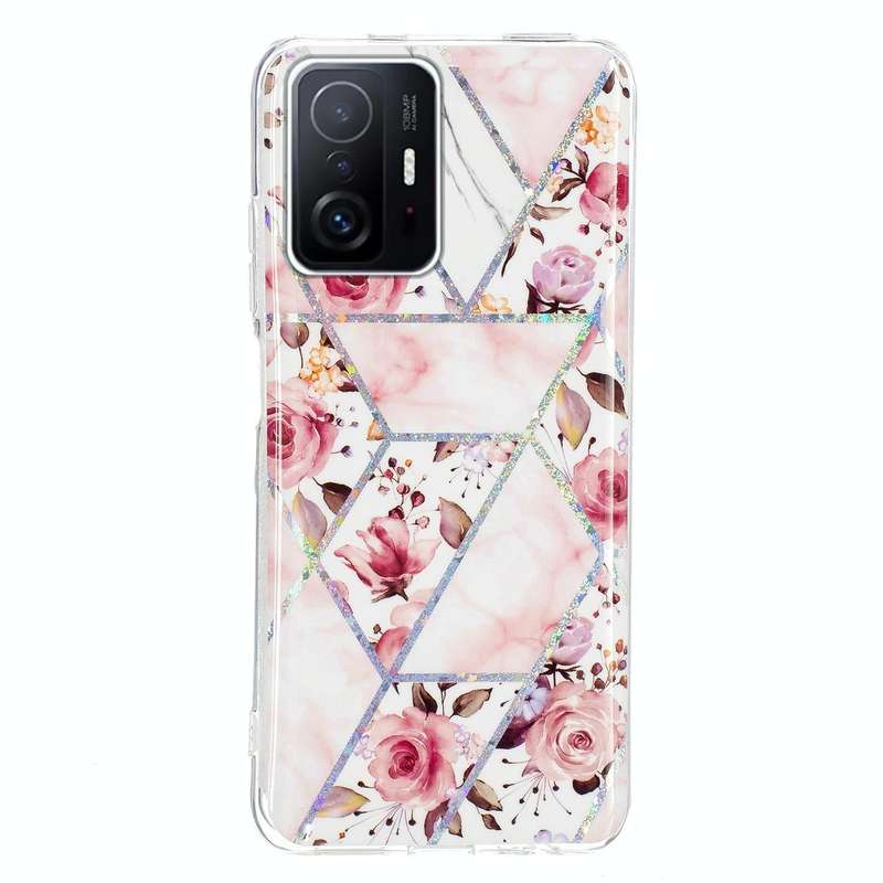 For Xiaomi 11T / 11T Pro Electroplating TPU Protective Phone Case(Rose)
