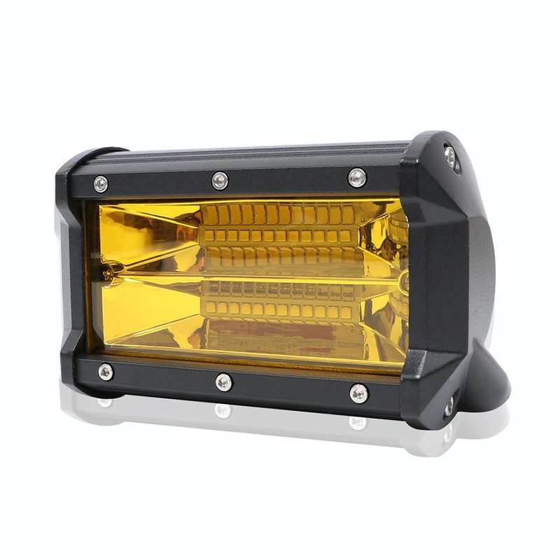 5 inch 18W 24 LED Waterproof IP67 Two Bar Modified Off-road Lights Spotlight Light Car Work Light...