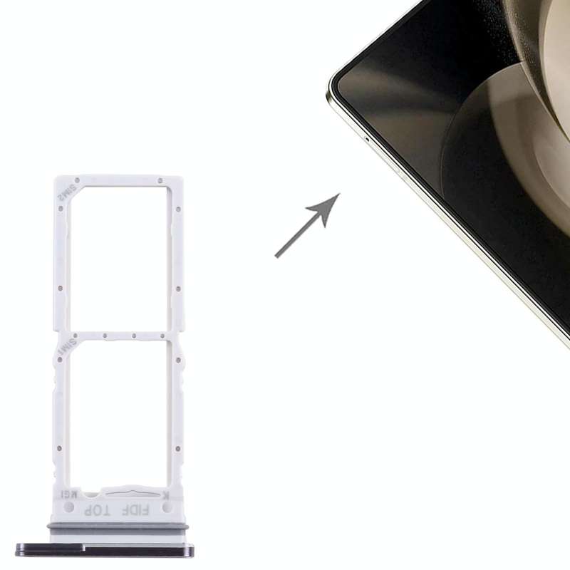 For Samsung Galaxy Z Fold5 SM-F946 Original SIM + SIM Card Tray (Black)